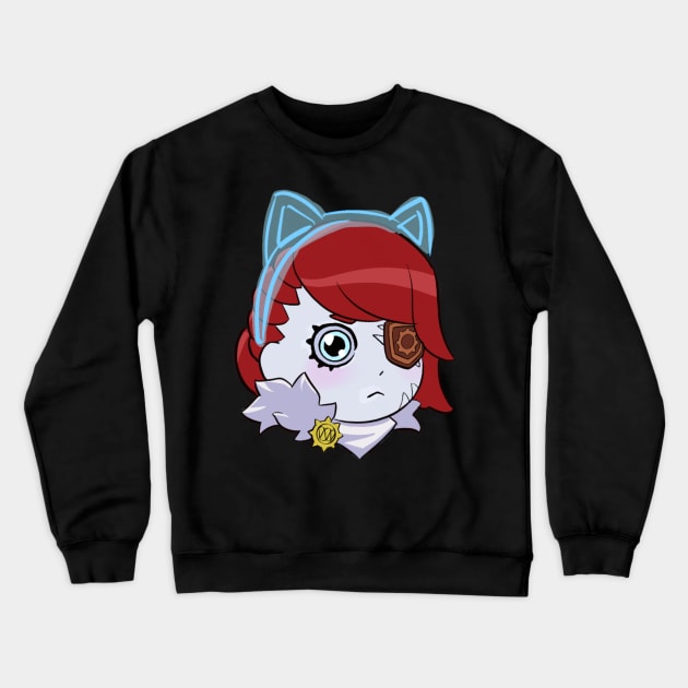 D2 Chibi Petwa Crewneck Sweatshirt by fallerion